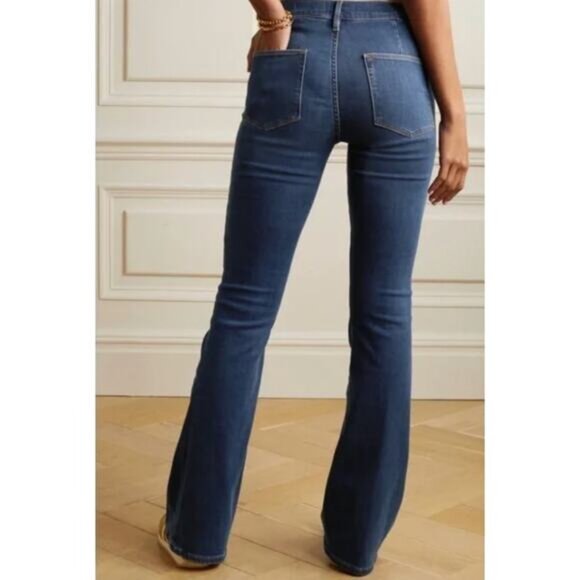 FRAME Le Flare de Francoise Flare Jeans in Larrabee Size 27 - Picture 2 of 10